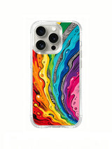 Product or handheld view of the Rainbow Velvet Explosion case