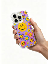 Product or handheld view of the Rainbow Smile Garden case