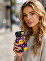 Product or handheld view of the Cosmic Happy Orbit case