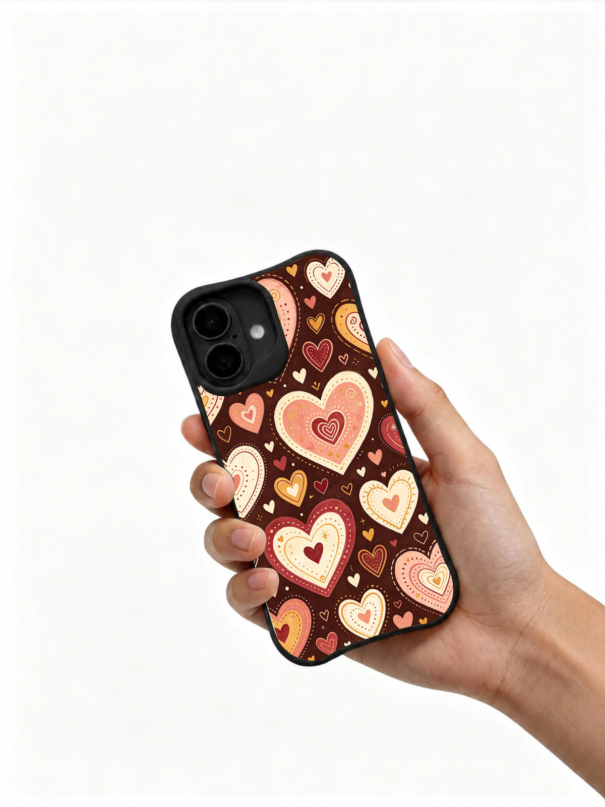 Product or handheld view of the Vintage Heart Symphony case