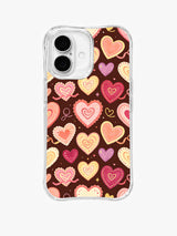 Product or handheld view of the Rose Milk Heart Parade case