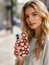 Product or handheld view of the Rose Milk Heart Parade case