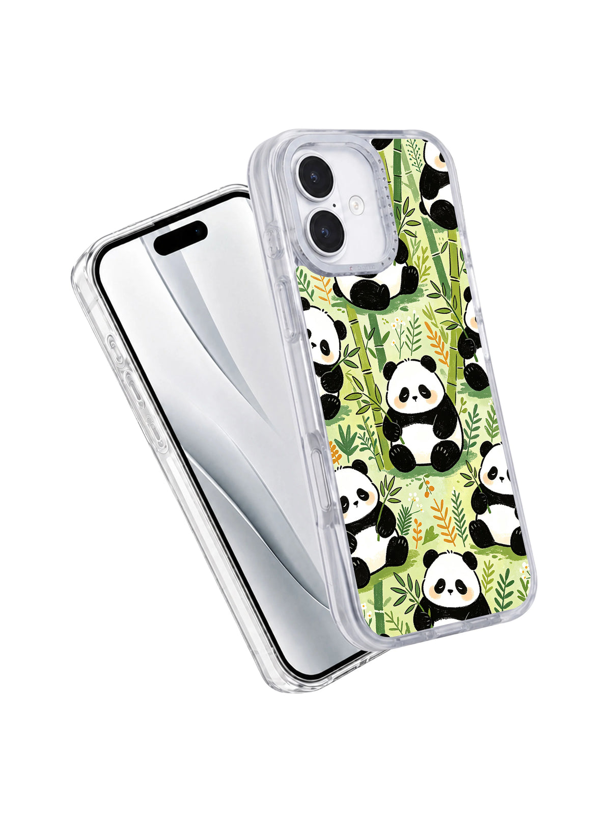 Product or handheld view of the Little Panda Bamboo Dream case