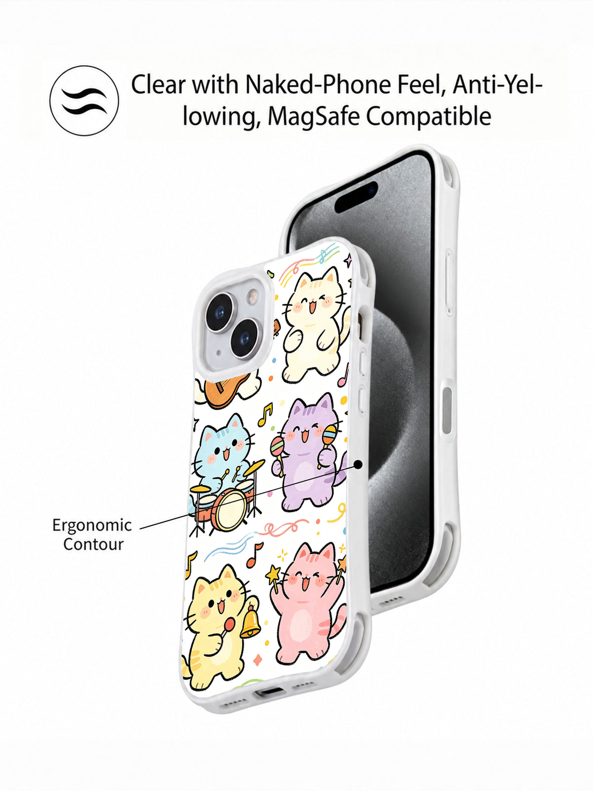 Supplied marketing graphic with unverified protection, fit or MagSafe statements