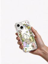 Handheld or product view of the Little Cat Flower Power case