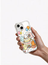 Product or handheld view of the Cute Cat Birthday Celebration case