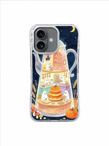 Moonlight Teapot Bakery cute ghost iPhone case artwork