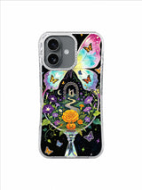 Magenta Freedom Wings butterfly iPhone case artwork