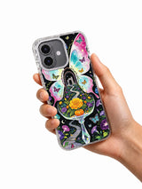 Garden of Spirit Butterflies iPhone case held in hand