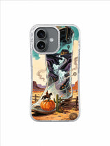Pumpkin Cactus Rider phantom ranch iPhone case artwork