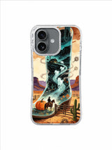 Midnight Gate Gallop cowboy iPhone case artwork