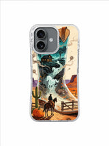 Silver Herd Horizon ghost horse iPhone case artwork