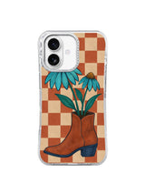 Wildflowers Borrow a Boot iPhone 17 Case front view