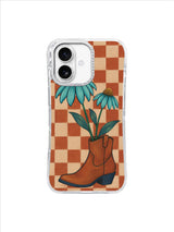 Wildflowers Borrow a Boot Prairie Walk artwork iPhone 17 Case