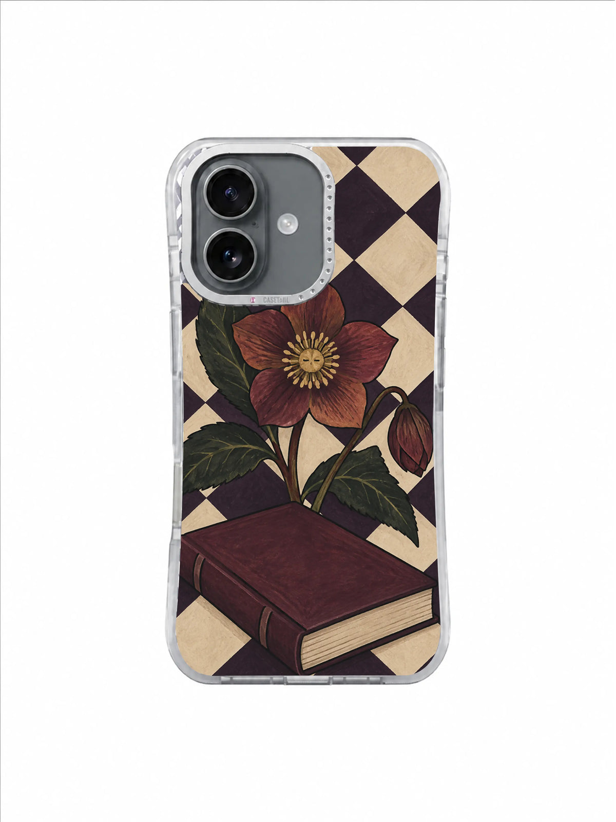 A Flower Between the Pages Open Chapter Hellebore artwork iPhone 17 Case