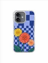 Three Gerberas One Good Day Coral Center Stage artwork iPhone 17 Case