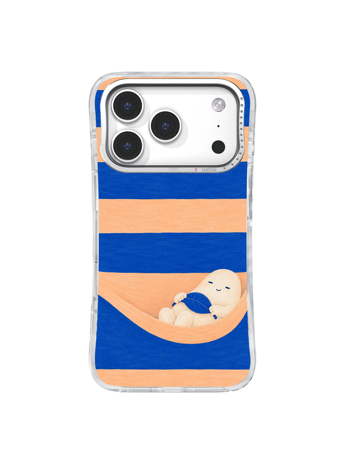 Front product view of A Pocket of Apricot iPhone 17 Pro case