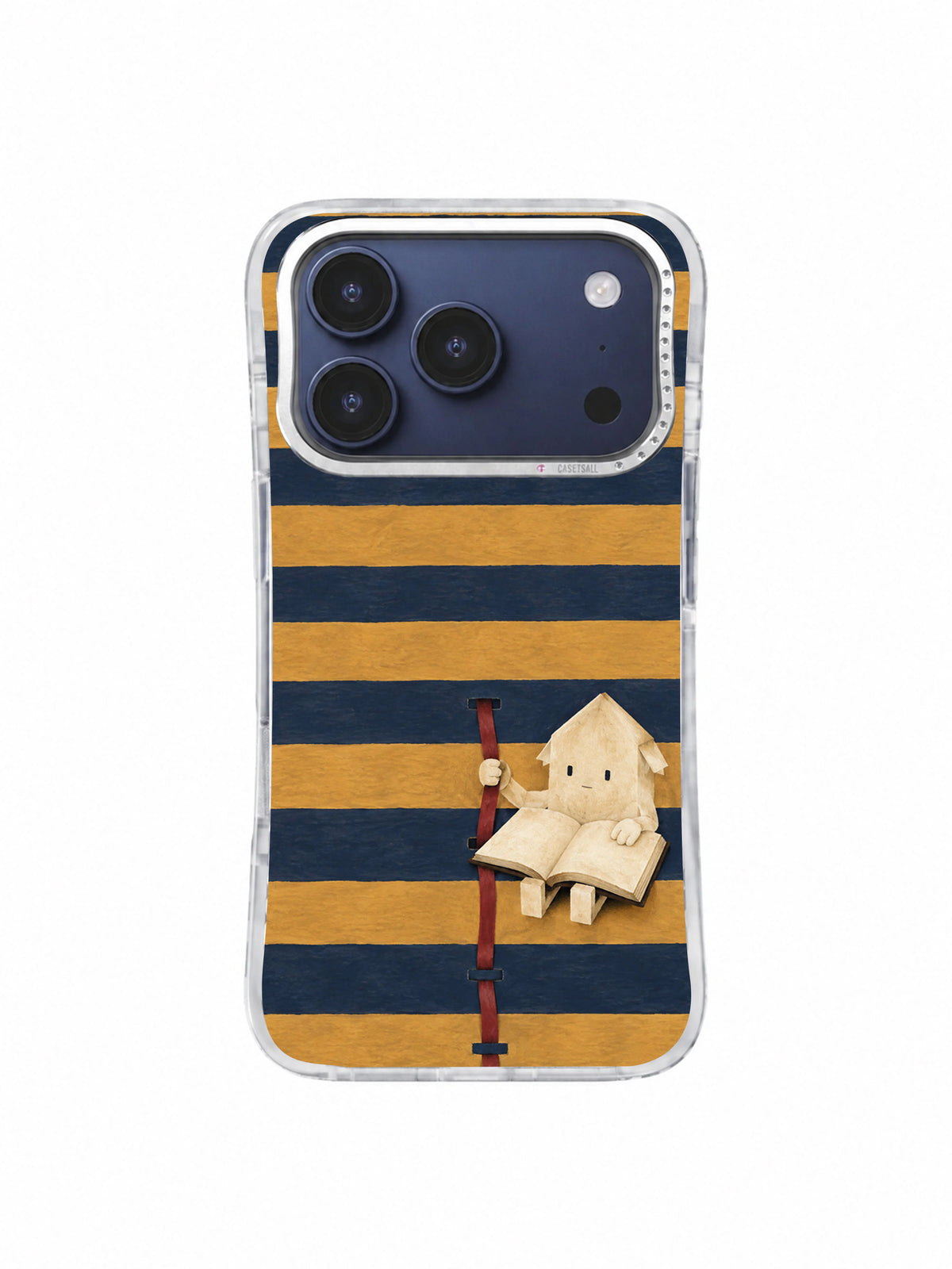 Front product view of The Quiet Bookmark iPhone 17 Pro case