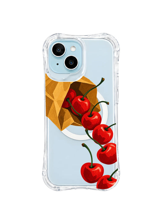 The Cherry Bag Spill pattern 1 on iPhone 13 Case