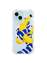 The Banana Scarf Knot iPhone case pattern 2, loose banana and scarf loop