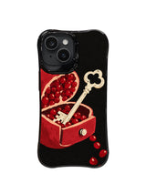 The Pomegranate Key Drawer iPhone case pattern 3, open pomegranate drawer