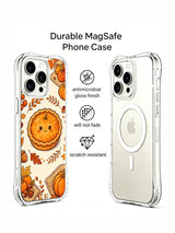 Thanksgiving Market Day: Printed rear view beside a case interior with a circular ring.