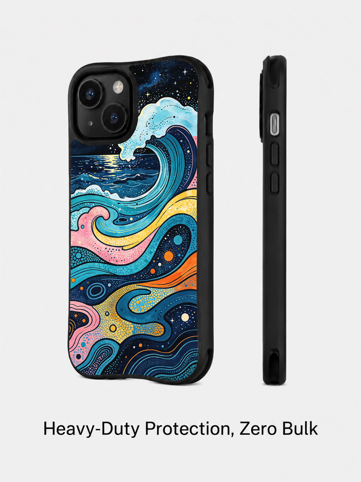 Moon Tide Mosaic iPhone 15 case product detail