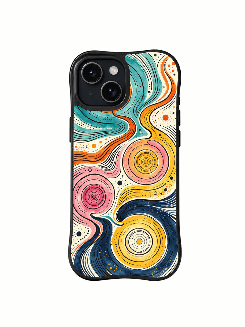 Prairie Pulse Abstract iPhone Case