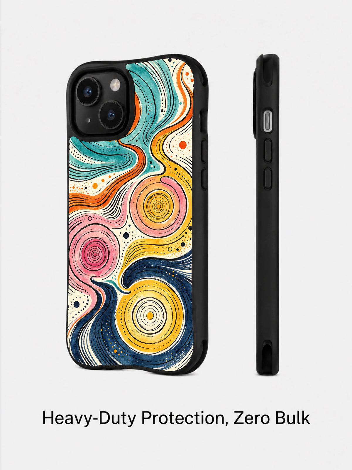 Prairie Pulse Abstract iPhone 15 case product detail