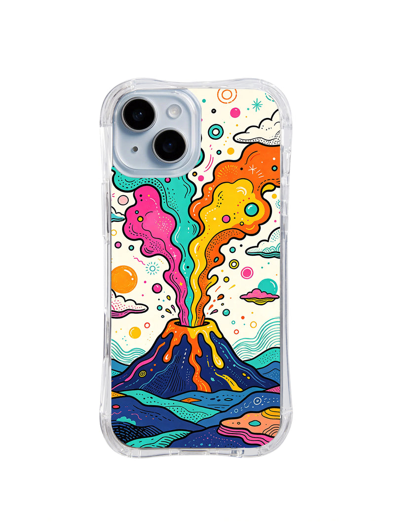 Electric Dream Terrain Abstract iPhone Case