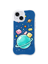 Candy Planet Drift pattern for Candy Planet Universe iPhone 15 case