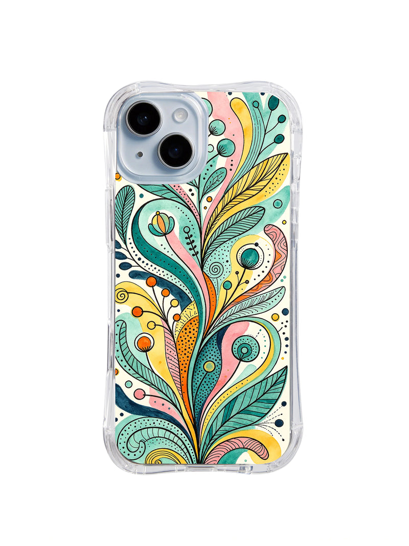 Hidden Energy Garden Abstract iPhone Case