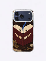 Cropped Key Wonder artwork swatch for The Book That Ate the Silence iPhone 17 Pro Max Case