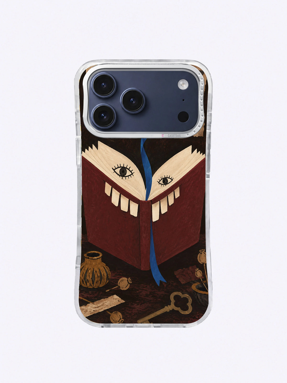 The Book That Ate the Silence iPhone 17 Pro Max Case front view