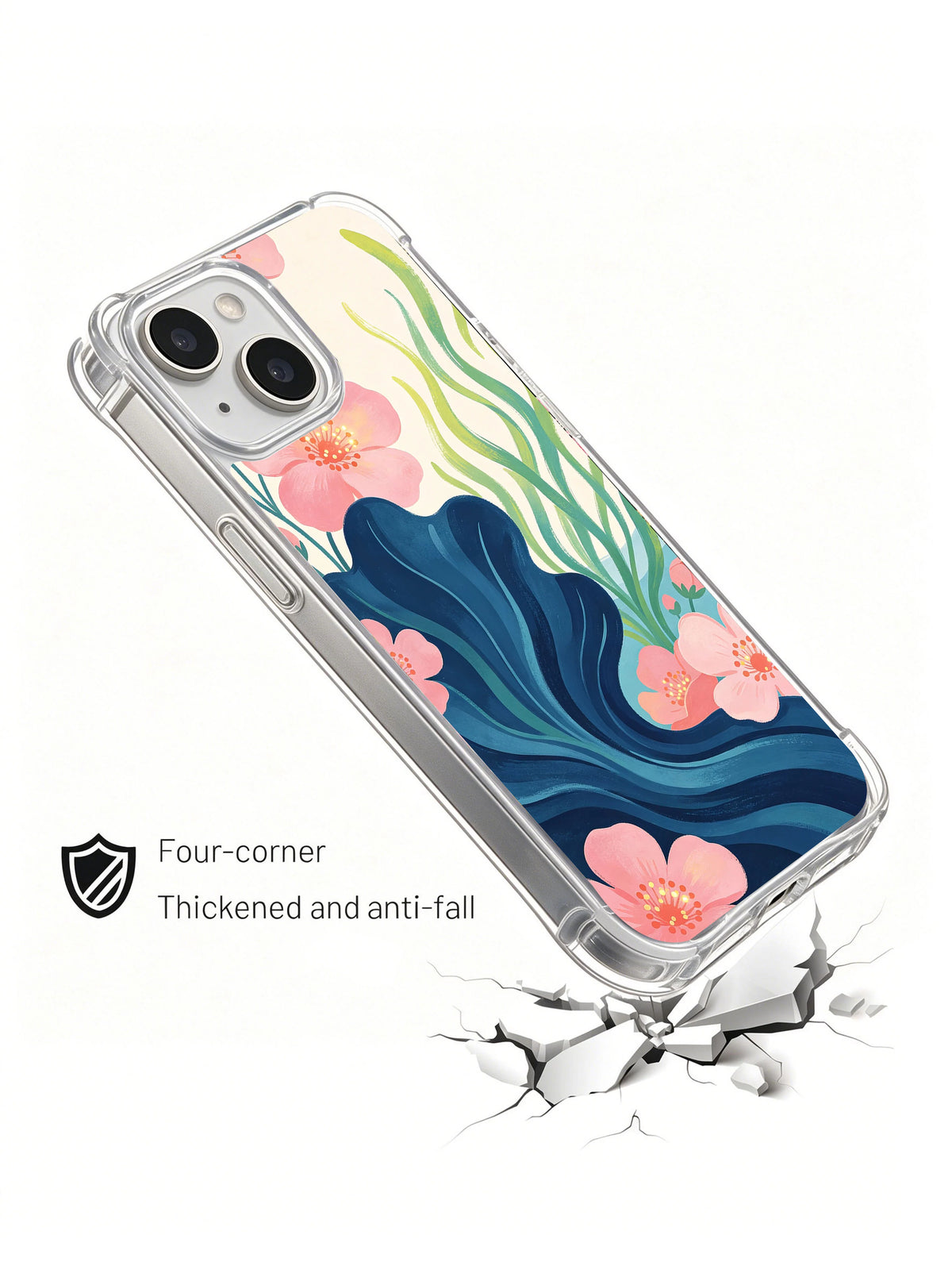 Blue Ocean Meadow protective iPhone 14 case