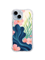 Deep Blue Bloom Tide pattern iPhone 14 case