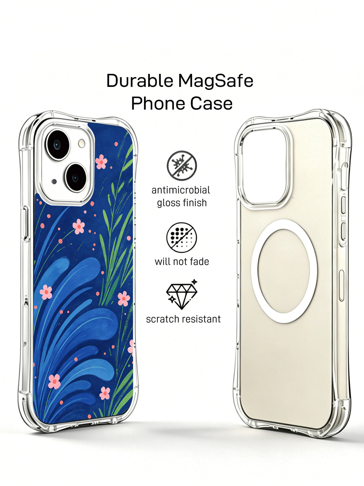 Blue Prairie Song iPhone 14 case product details