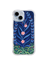 Midnight Butterfly Meadow pattern iPhone 14 case