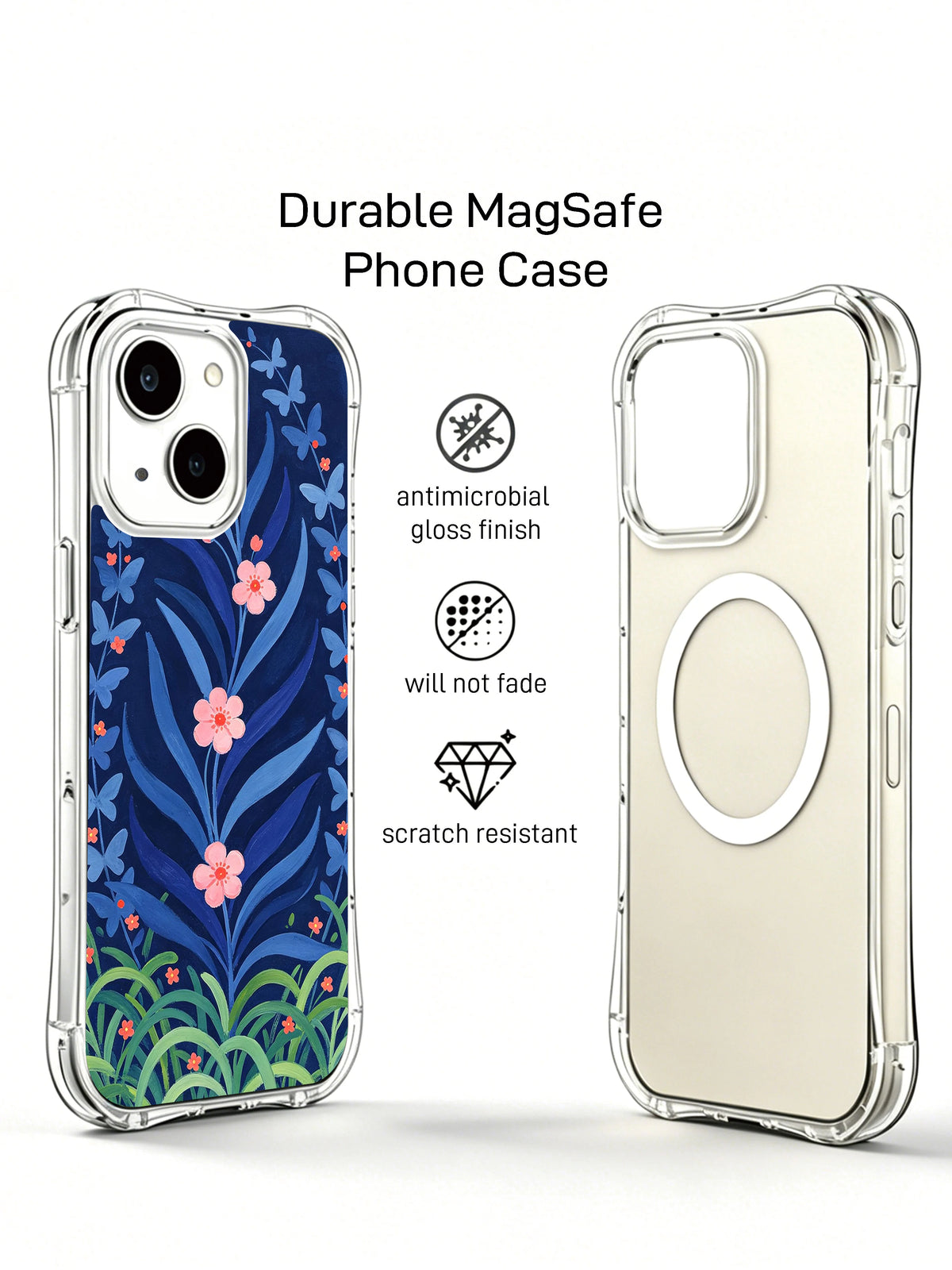 Butterfly Bloom Dance MagSafe iPhone 14 case details