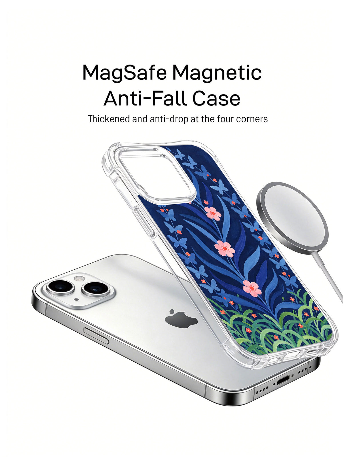 Butterfly Bloom Dance magnetic iPhone 14 case