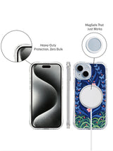 Butterfly Bloom Dance iPhone 14 case front and back