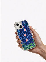 Butterfly Bloom Dance iPhone 14 case in hand