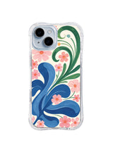 Garden Rhythm iPhone 14 case front view