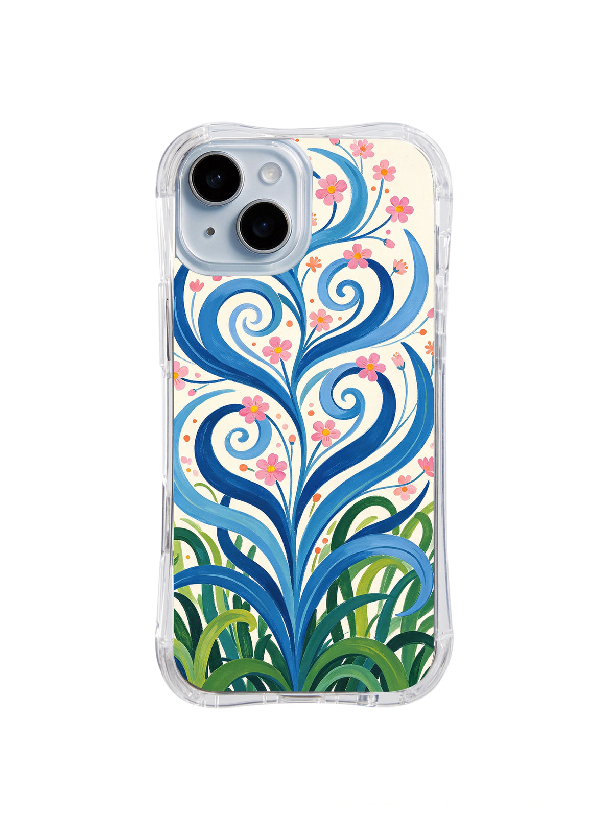 Garden Spiral Chorus pattern iPhone 14 case