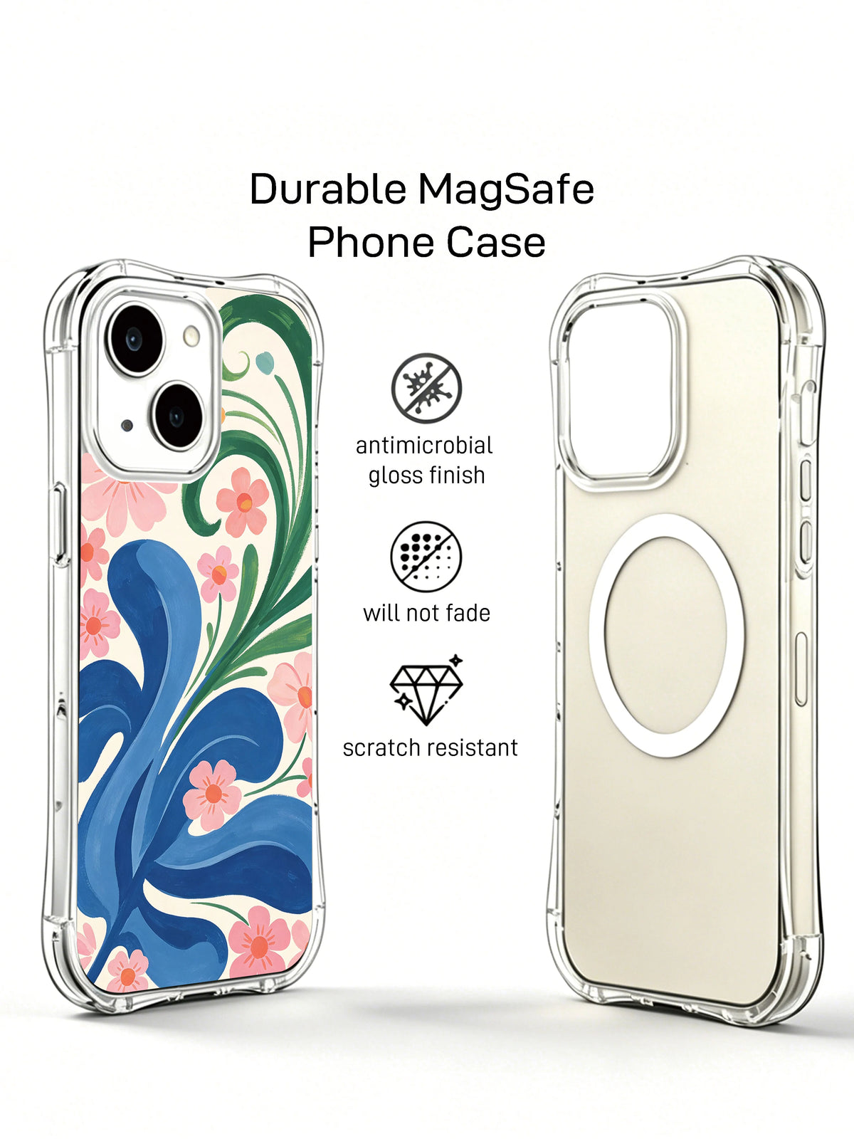 Garden Rhythm MagSafe iPhone 14 case details