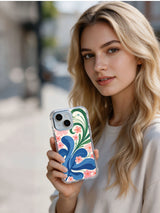 Garden Rhythm iPhone 14 case lifestyle
