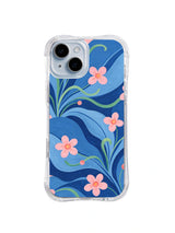 Blue Petal Waltz pattern iPhone 14 case