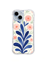 Coral Stem Rhythm pattern iPhone 14 case