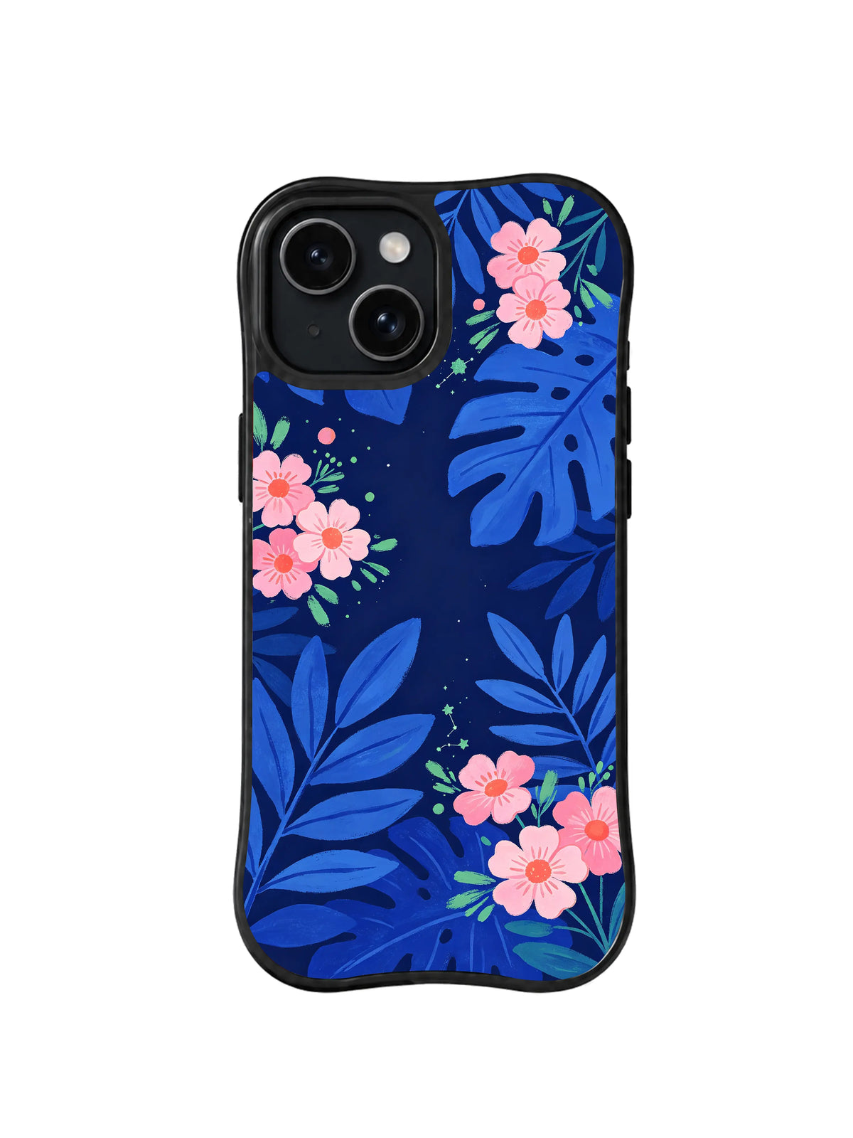 Midnight Garden Cluster pattern iPhone 14 case