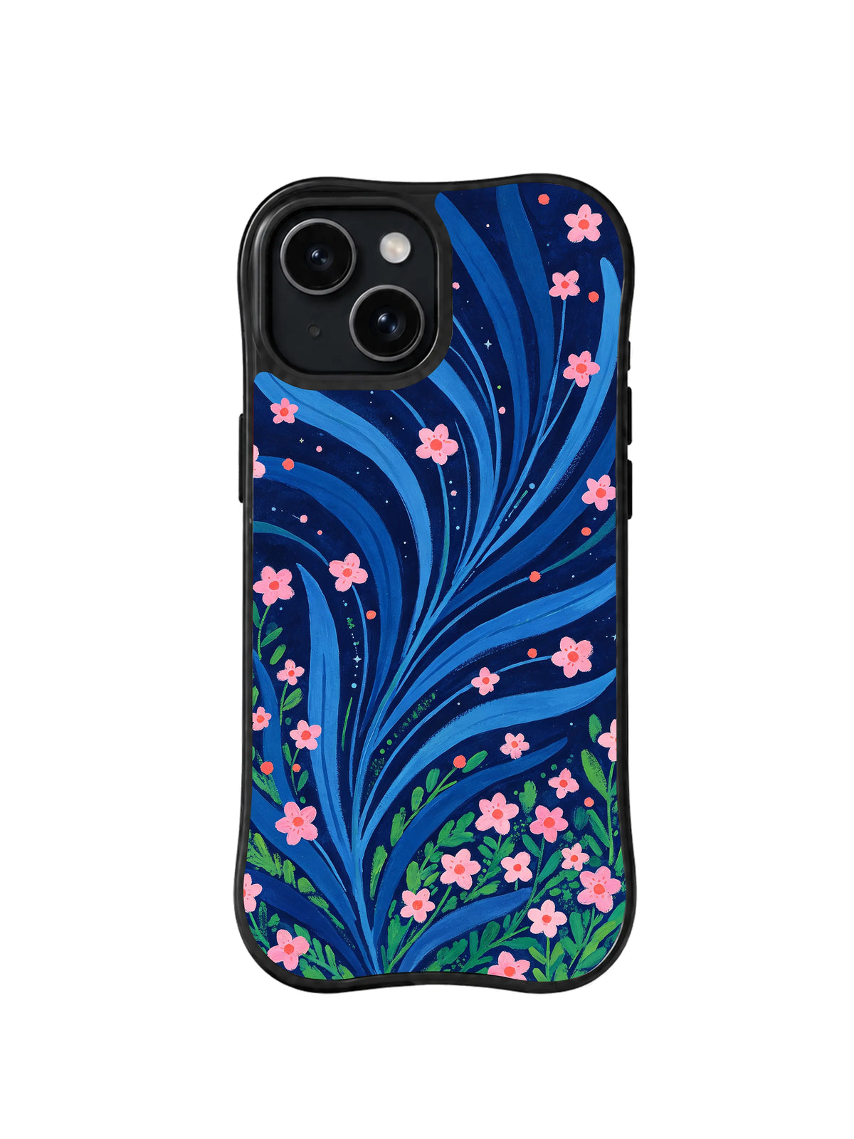 Celestial Leaf Current pattern iPhone 14 case